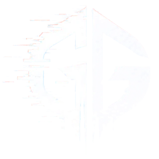 The GG emblem: a silver G and a glitching G back to back.